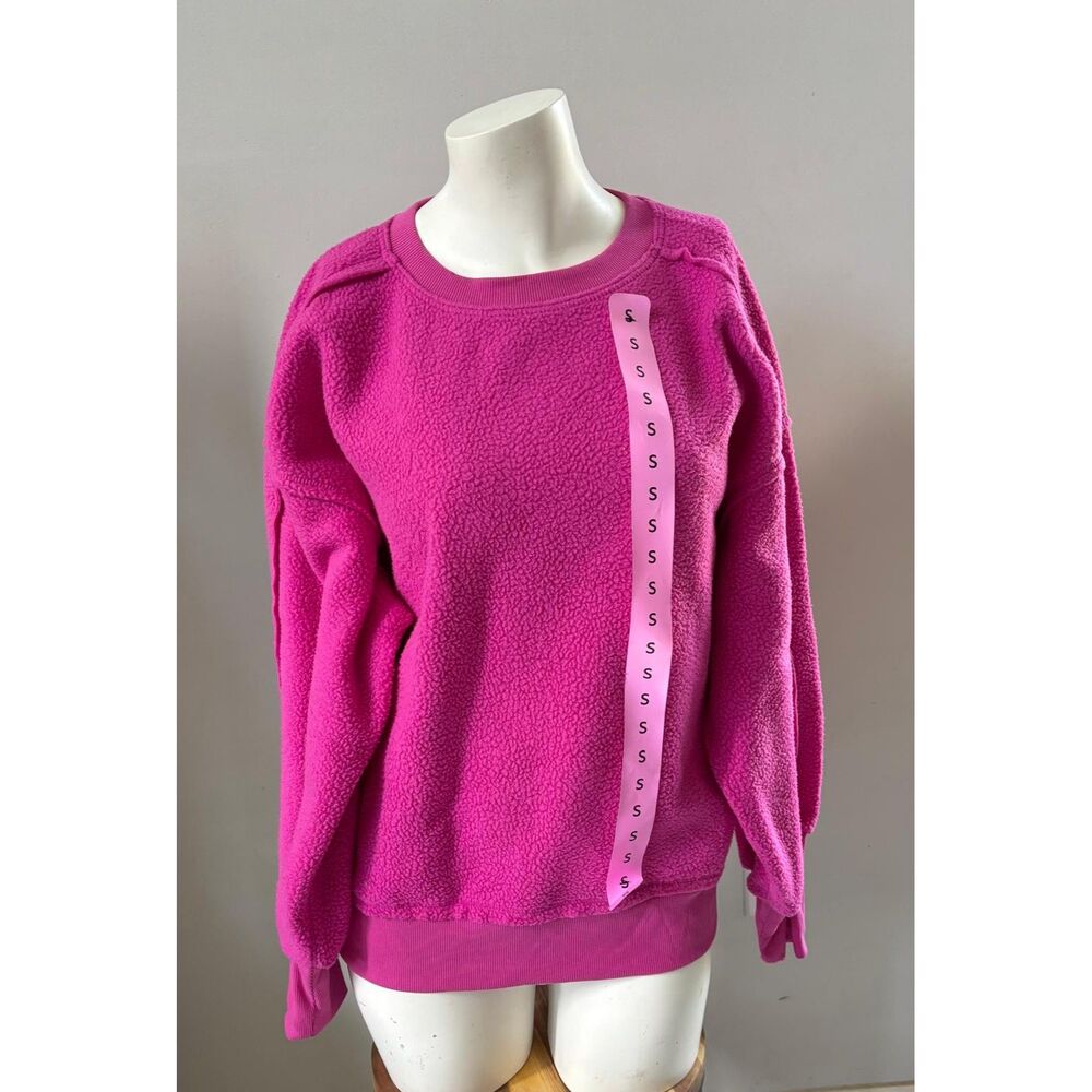 Cozy Pink Long Sleeve Pullover Sweater